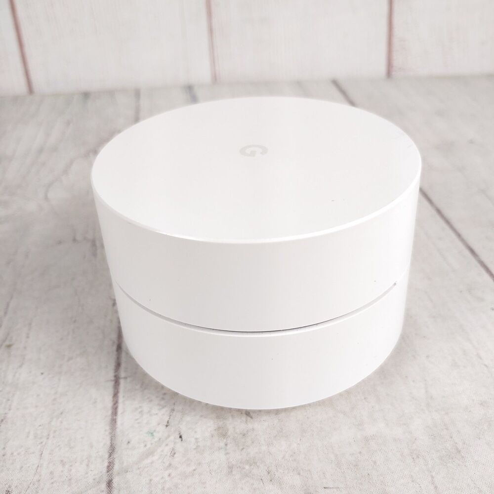 DENTED BUTTON - Google Mesh Wifi Router NLS-1304-25 - NO Power Cord - TESTED